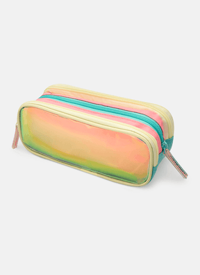 Estojo Triplo Color Block